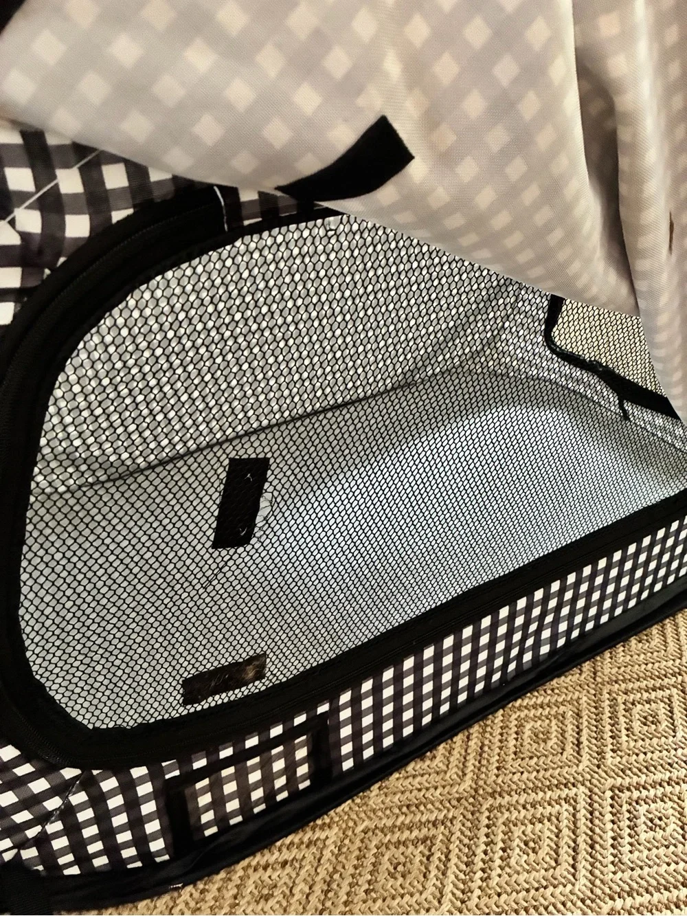 PET | pop up travel crate with collapsible litter box